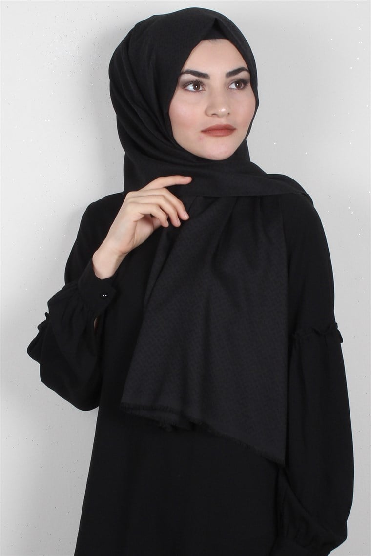 Simerya Şal 1386-8 Siyah