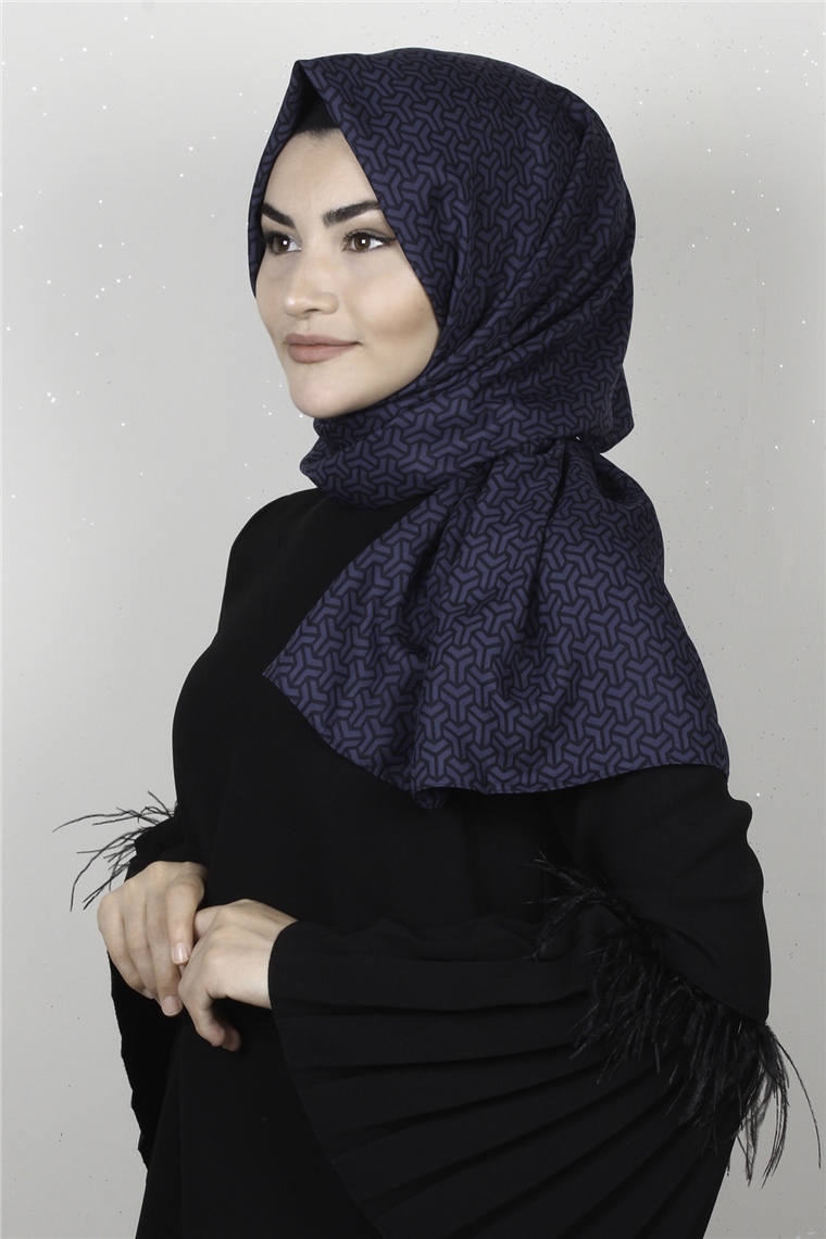 Simerya Şal 1389-3 Lacivert