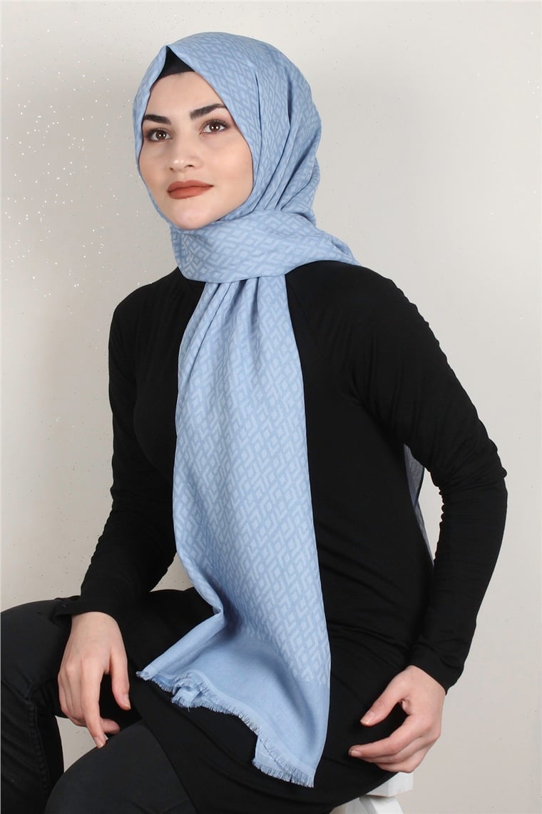 Simerya Şal 1393-16 Buz Mavisi