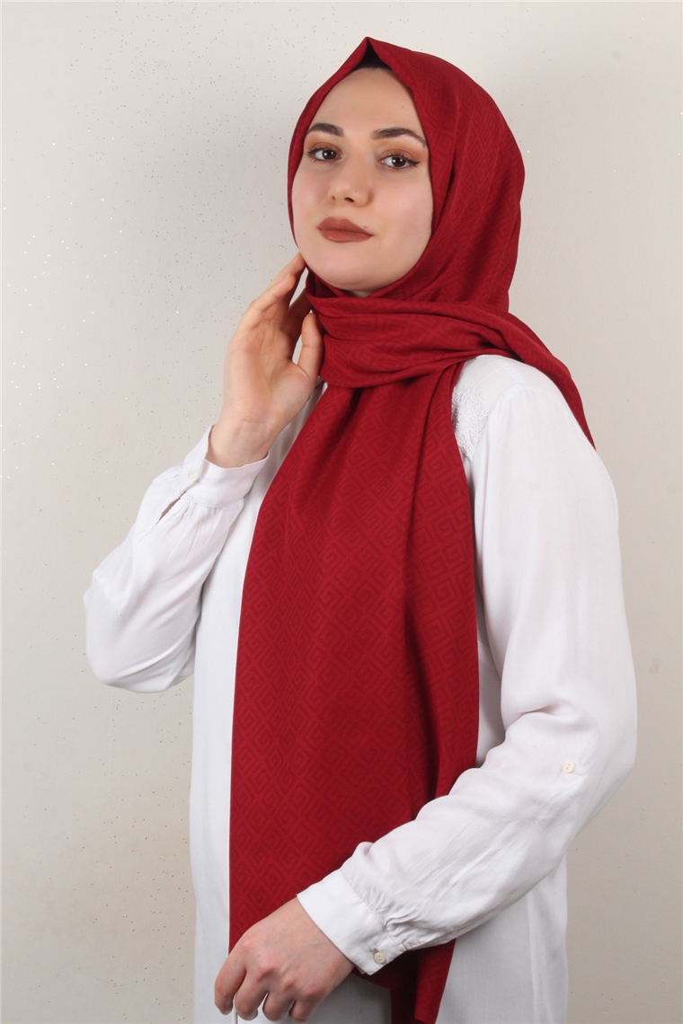 Simerya Şal 1394-5 Bordo
