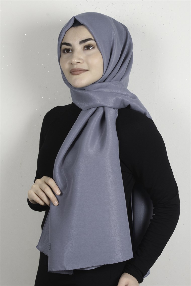 Simli Medine Şal 1365-22 Füme
