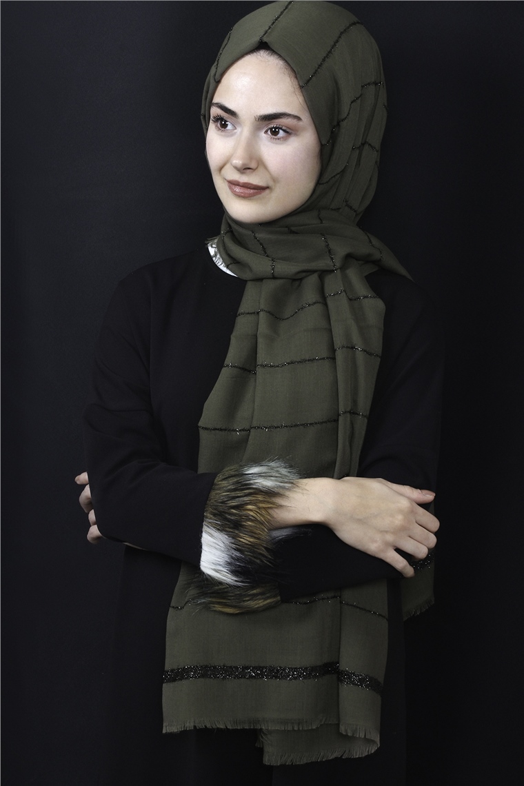 Simli Pamuk Şal 505-13