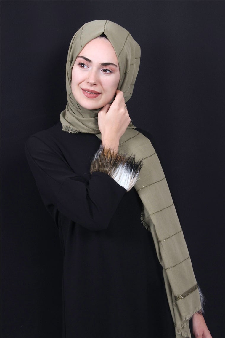 Simli Pamuk Şal 505-7