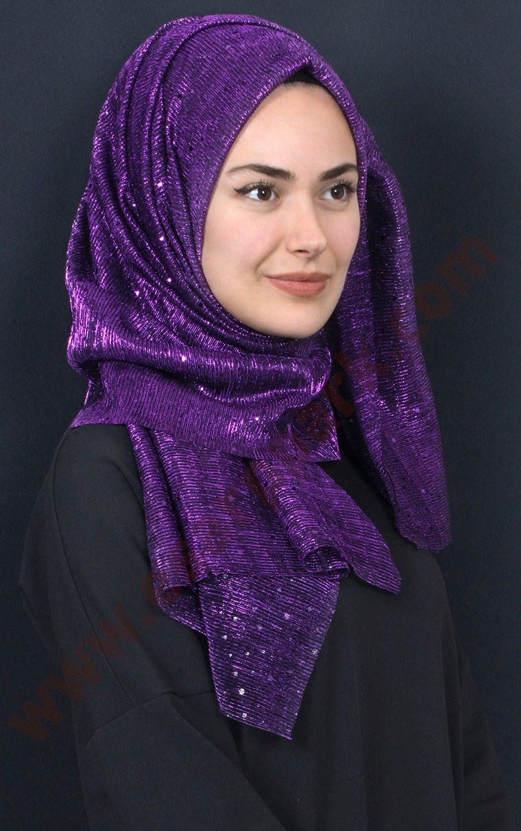 Simli Parlak Şal 506-9
