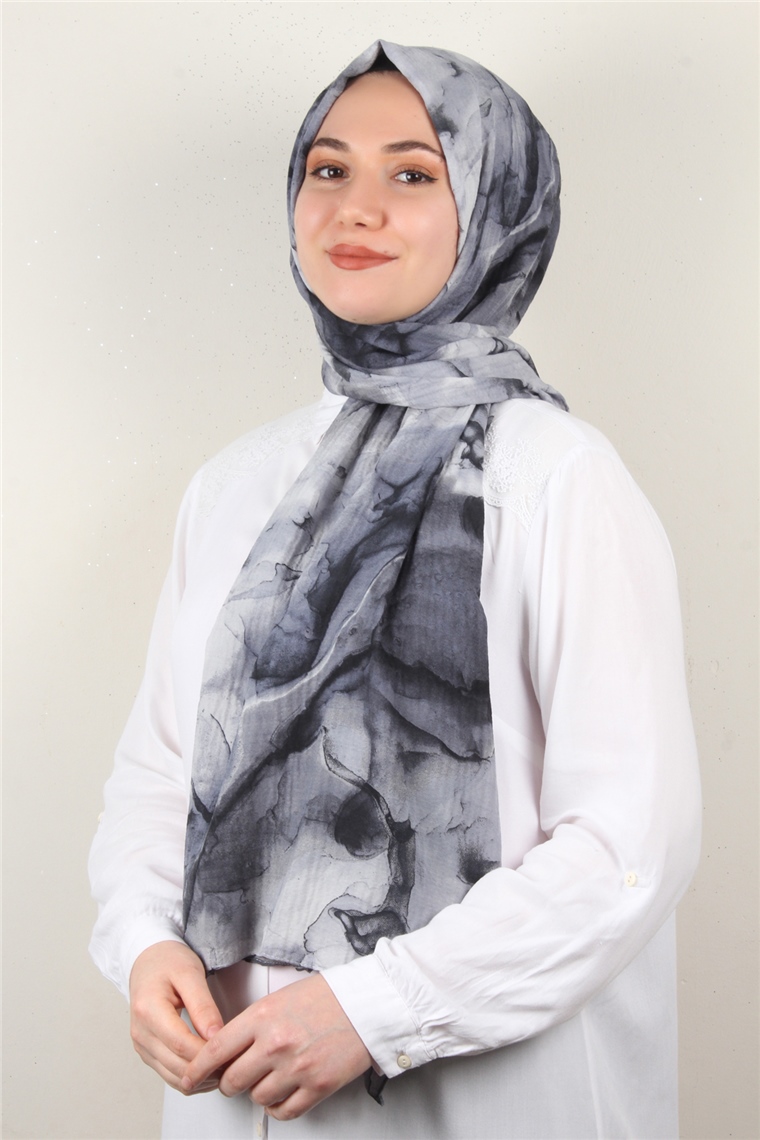 Soft Touch Şal 2744-8 Füme