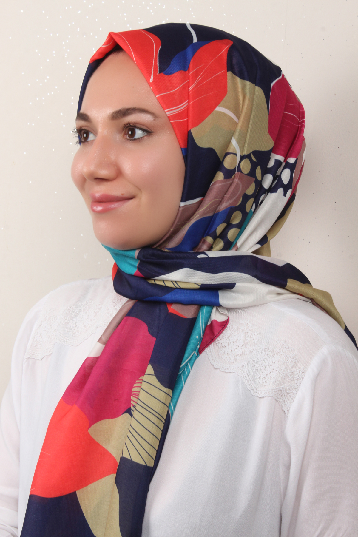 Soft Touch Şal 2763-9 Lacivert