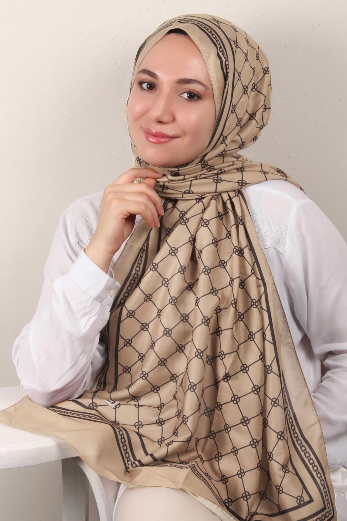 Soft Touch Şal 2764-16 Sütlü Kahve