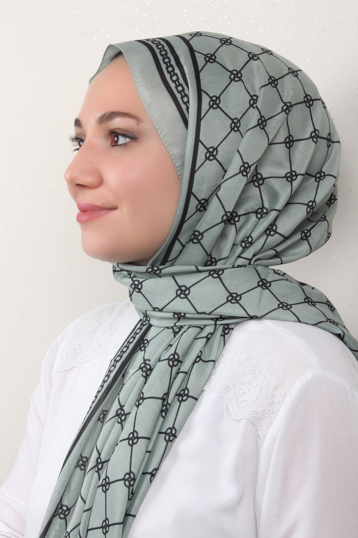 Soft Touch Şal 2764-18 Mint Yeşili