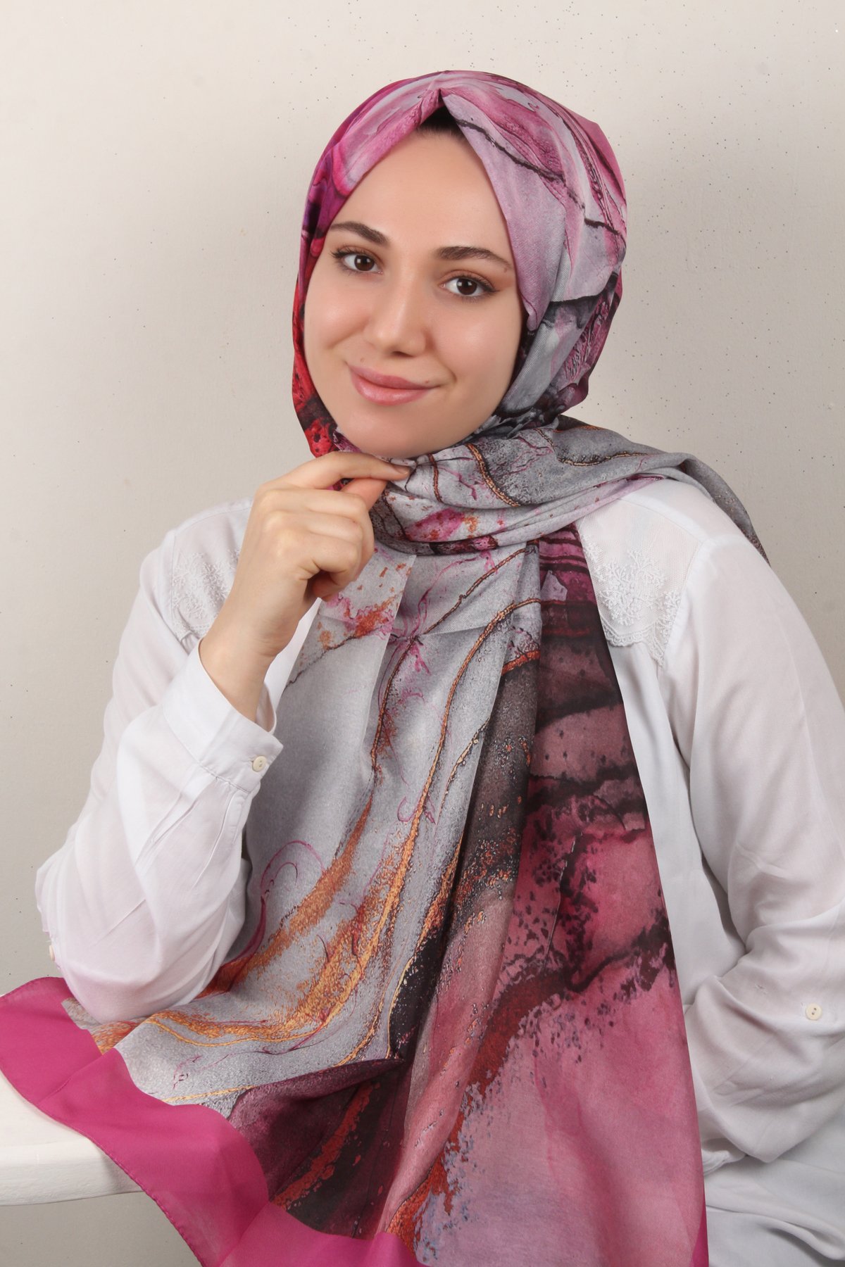 Soft Touch Şal 2775-8 Pembe