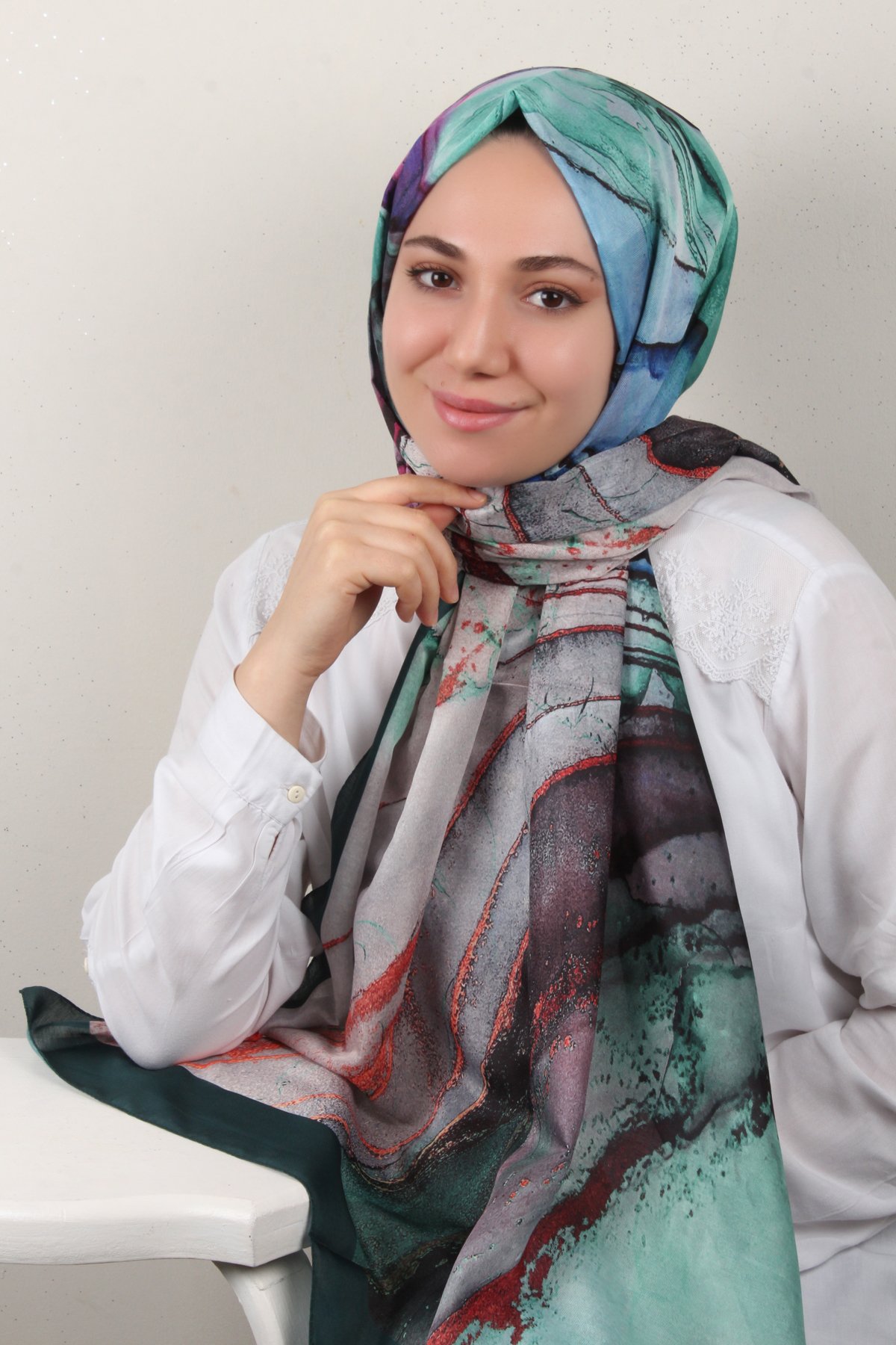 Soft Touch Şal 2775-9 Zümrüt