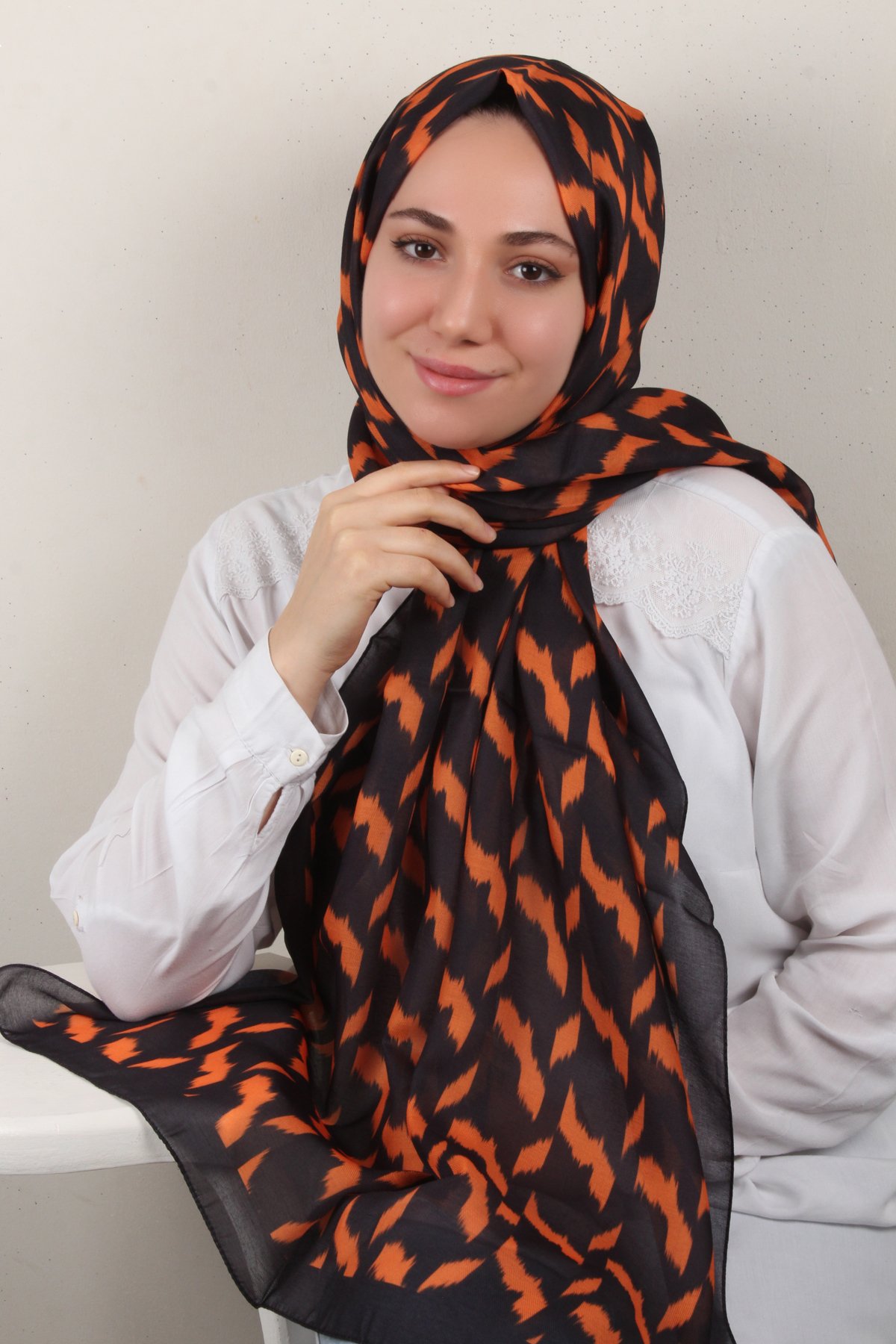 Soft Touch Şal 2776-12 Turuncu