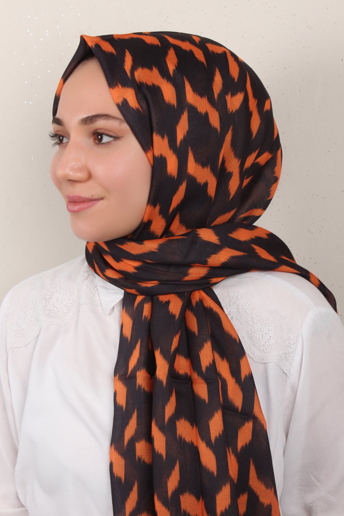 Soft Touch Şal 2776-12 Turuncu