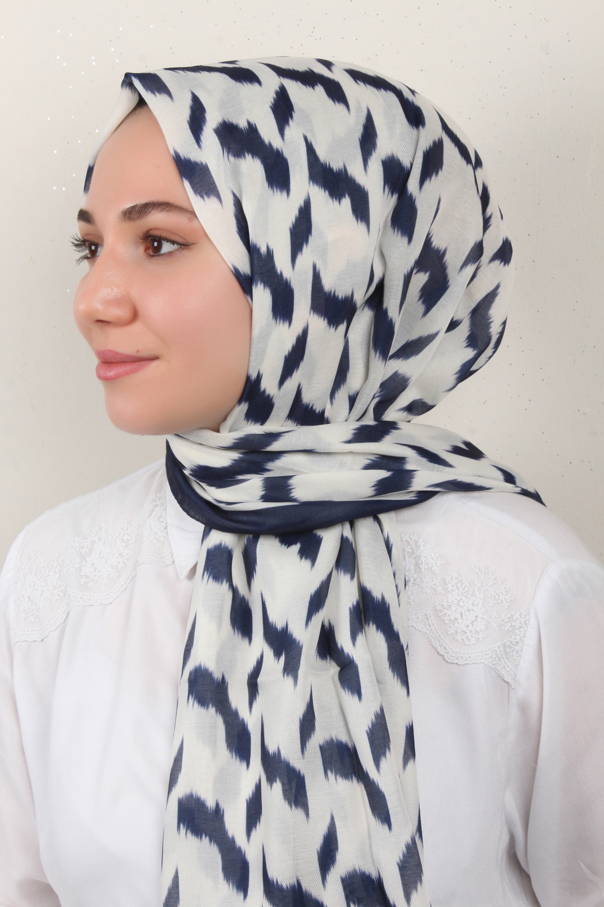 Soft Touch Şal 2776-4 Lacivert