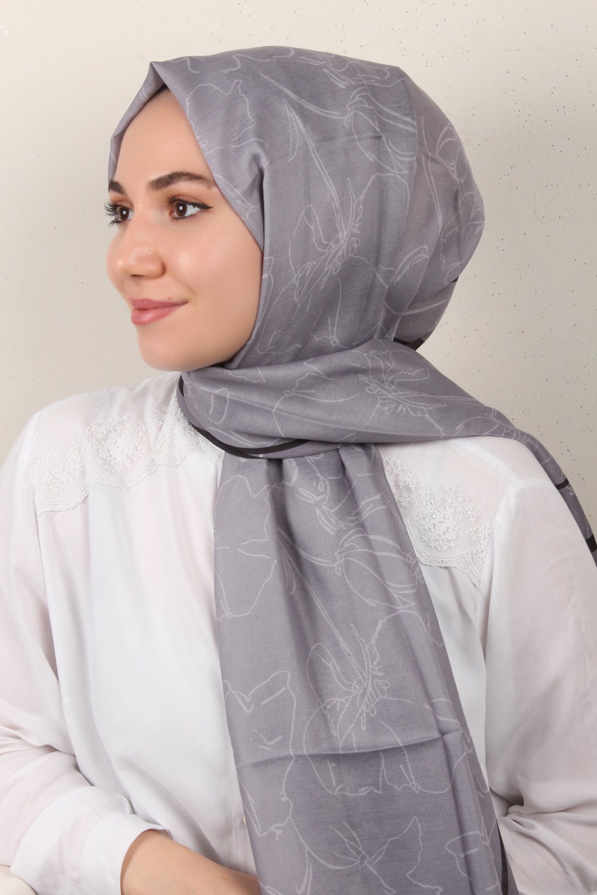Soft Touch Şal 2777-20 Koyu Gri