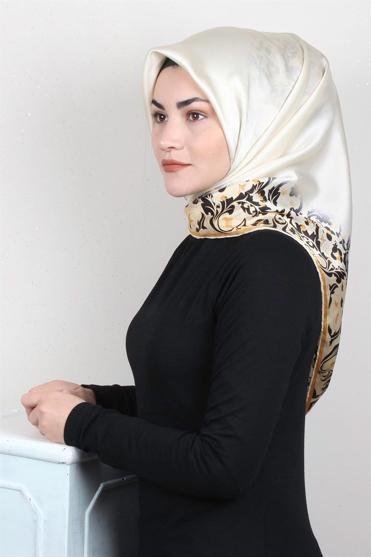 Sura Varaklı İpek Eşarp 4560-193