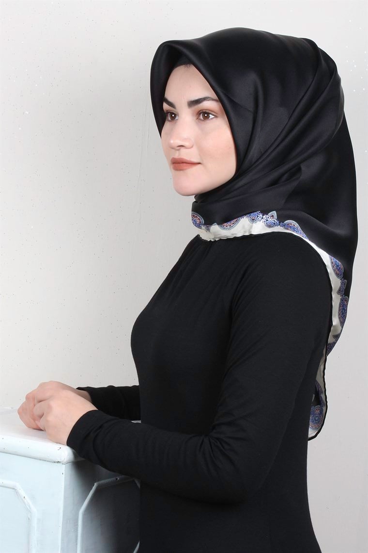 Sura Varaklı İpek Eşarp 4560-195