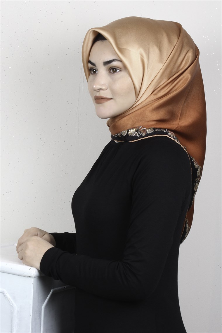 Sura Varaklı İpek Eşarp 4560-196