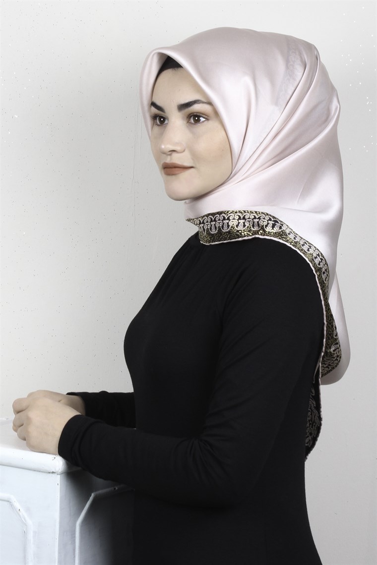 Sura Varaklı İpek Eşarp 4560-197