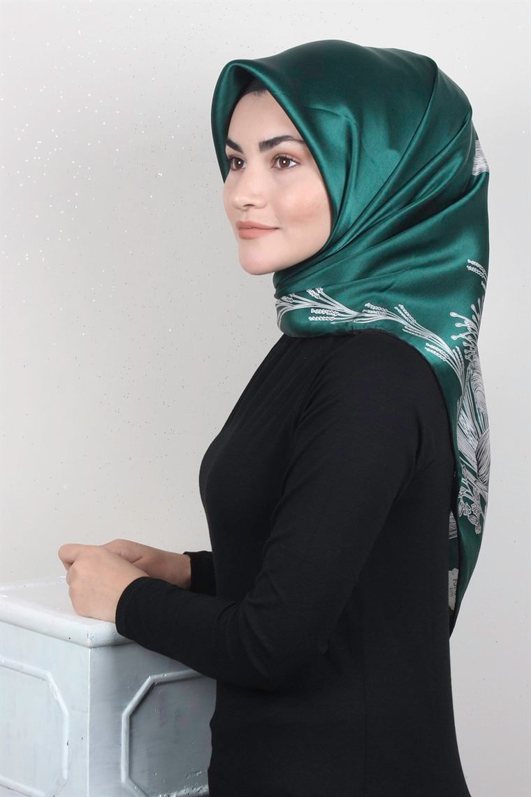 Sura Varaklı İpek Eşarp 4560-85