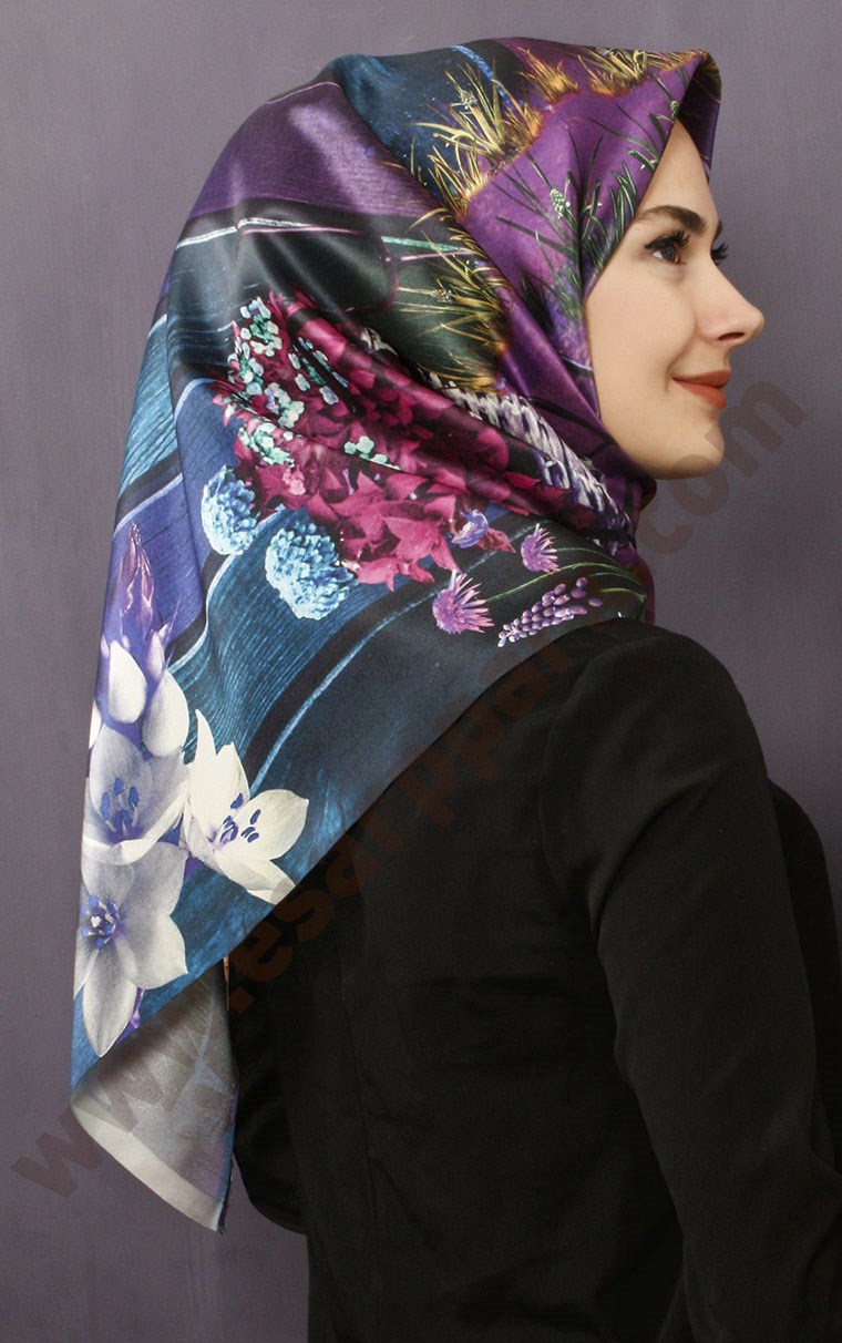 Tafta Dijital Eşarp 1300-4