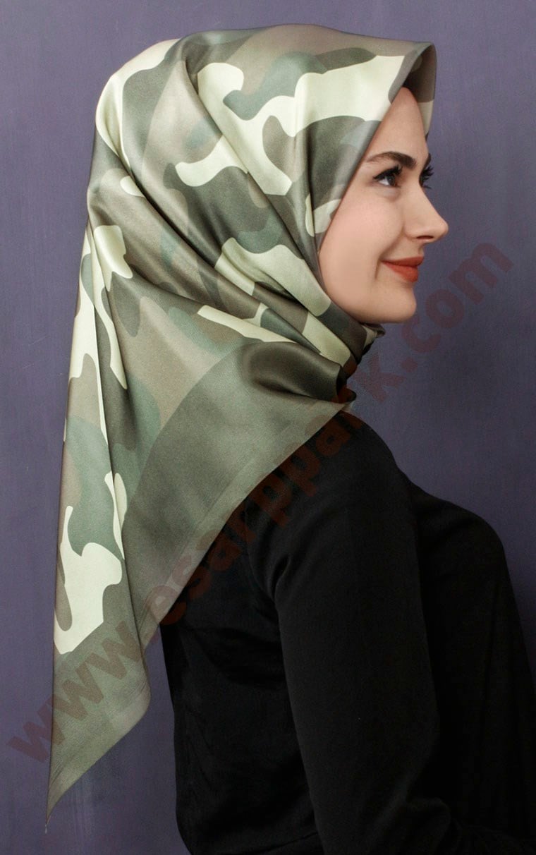 Tafta Dijital Eşarp 1326-7