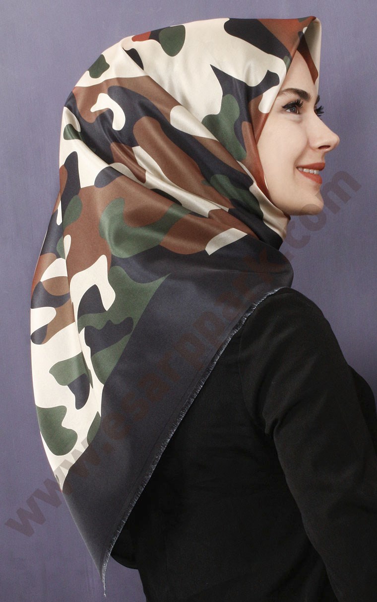 Tafta Dijital Eşarp 1326-8