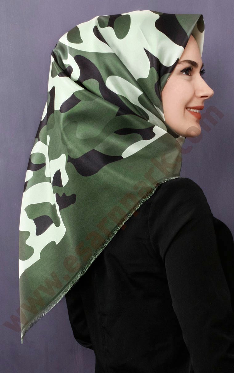 Tafta Dijital Eşarp 1326-9