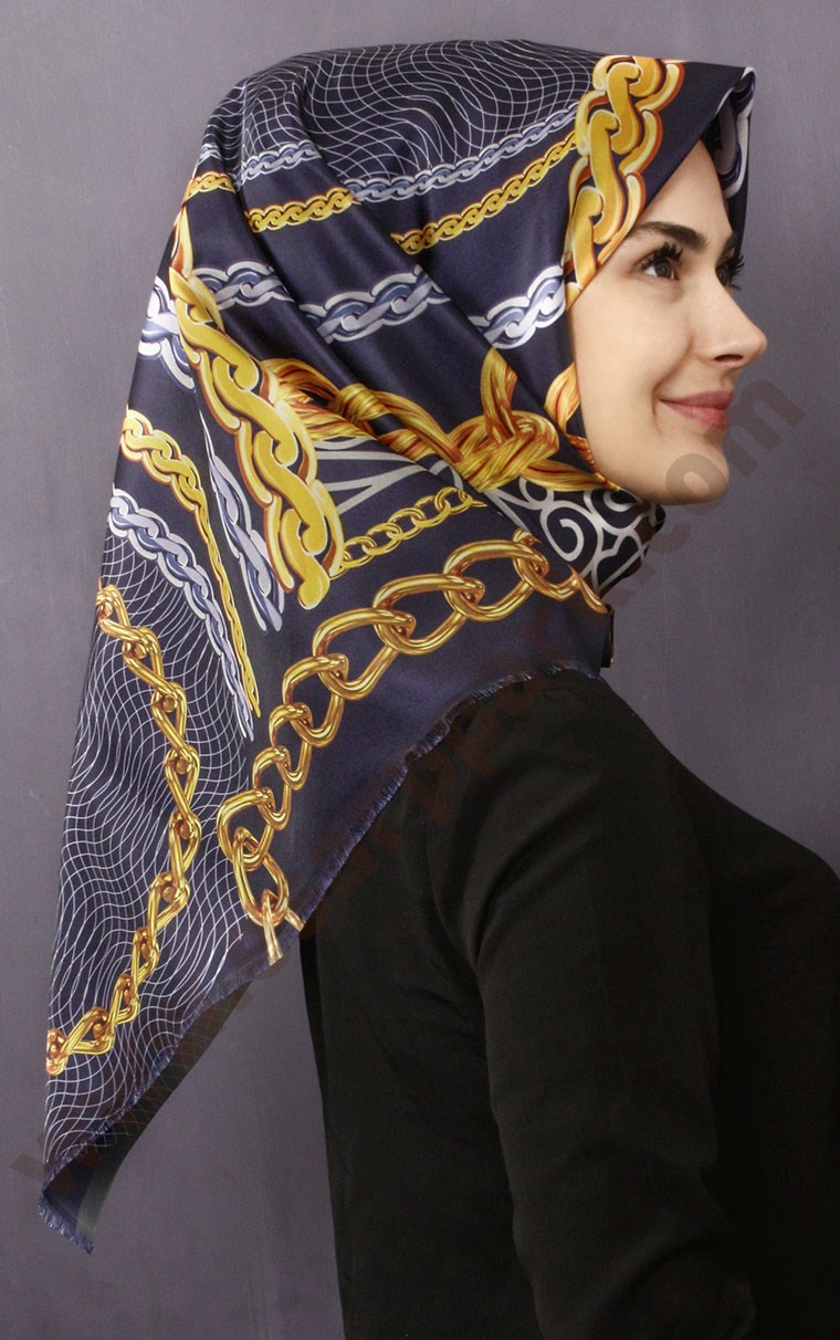 Tafta Dijital Eşarp 1328-3
