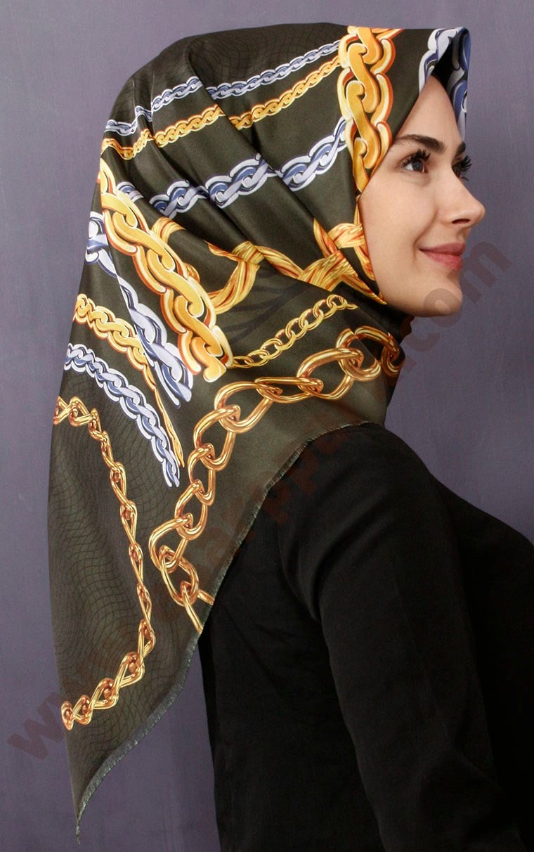 Tafta Dijital Eşarp 1328-6