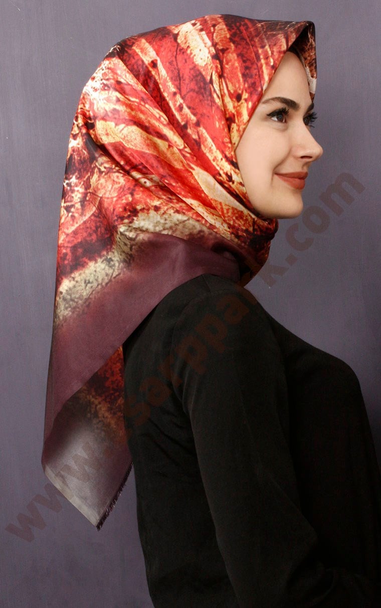 Tafta Dijital Eşarp 1335-6