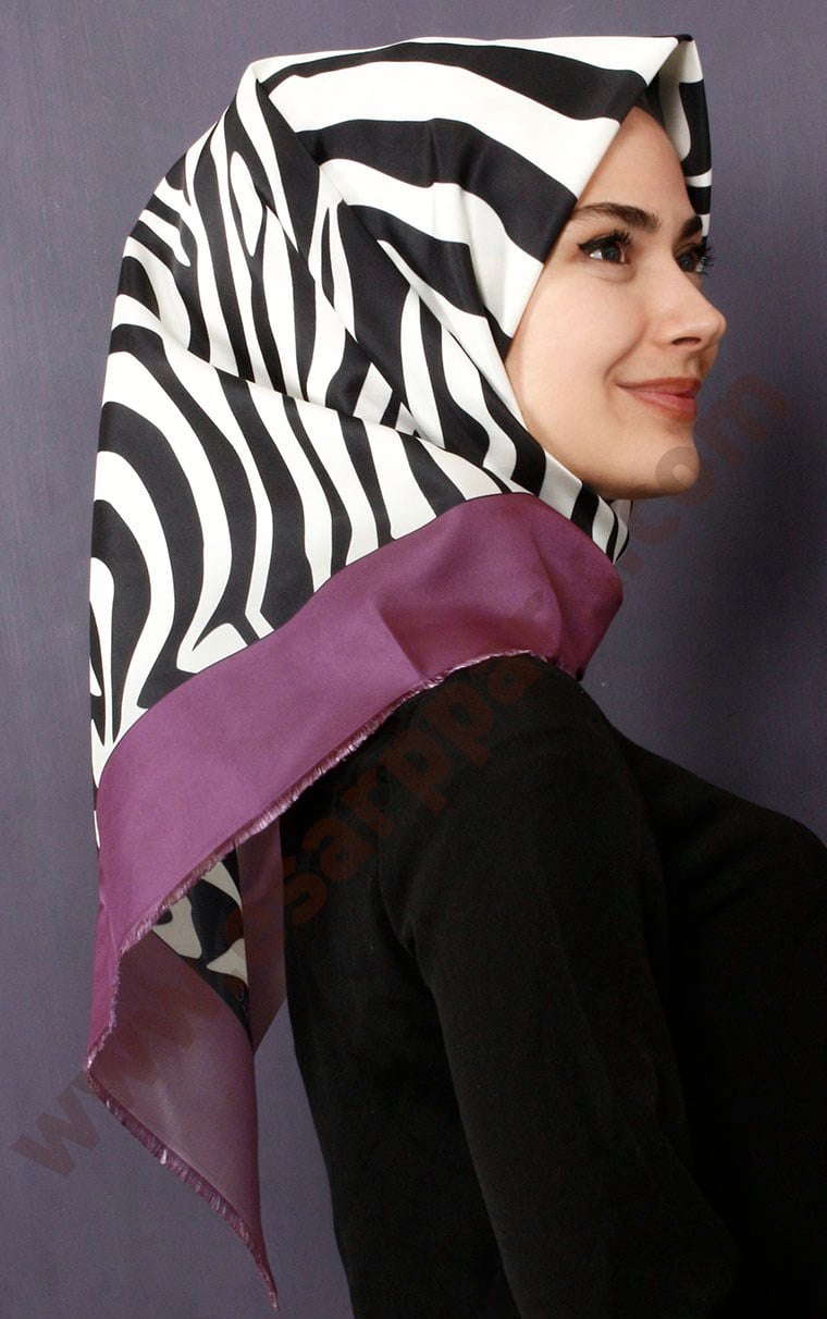 Tafta Dijital Eşarp 1338-9