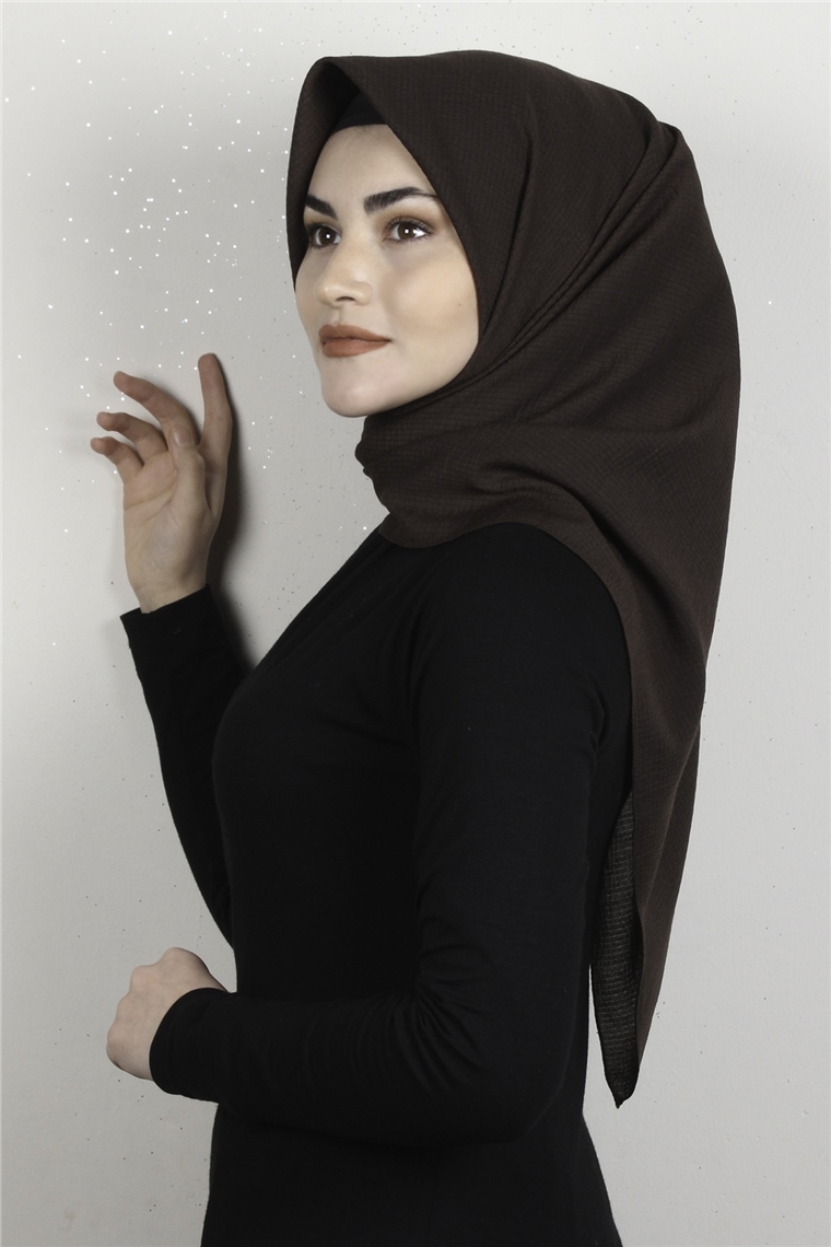 Trend Caz Eşarp 3082-26 Acı Kahve