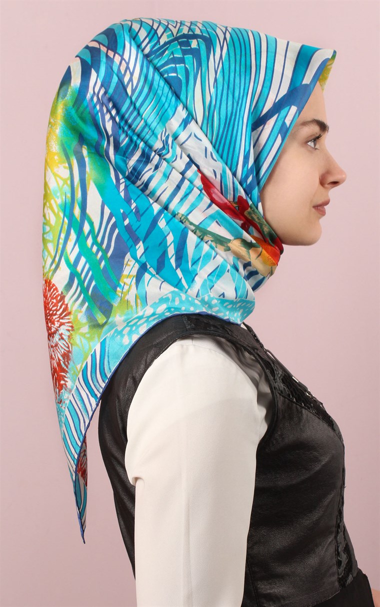 Ugoza Vual İpek Eşarp 5288-14