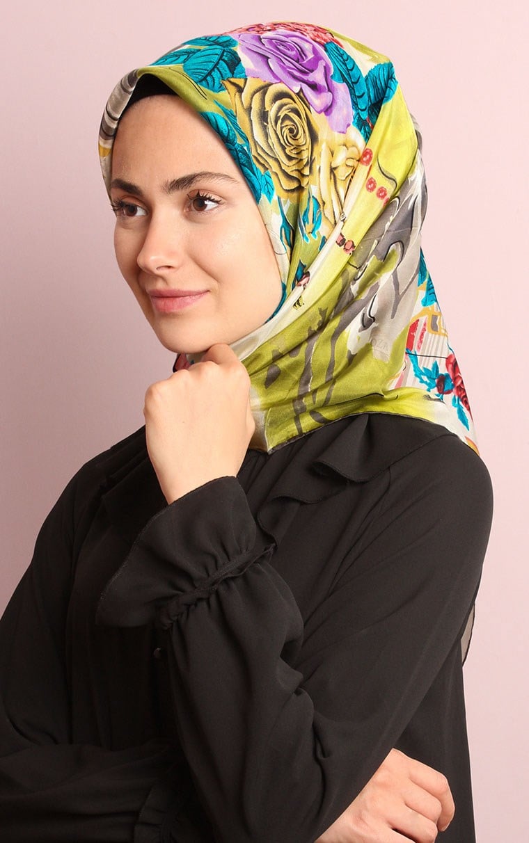Ugoza Vual İpek Eşarp 5288-35