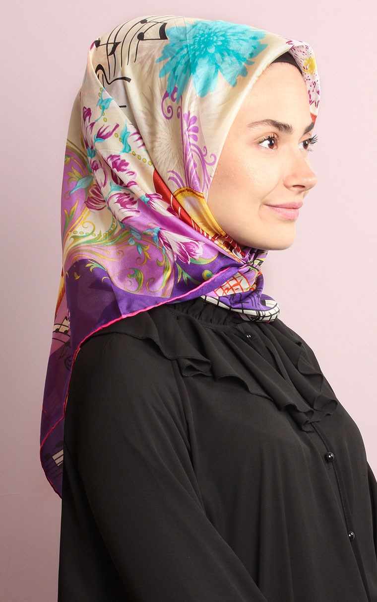 Ugoza Vual İpek Eşarp 5288-37