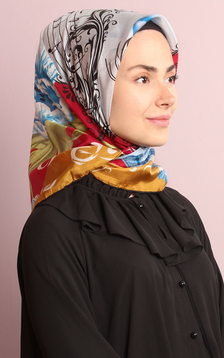 Ugoza Vual İpek Eşarp 5288-41