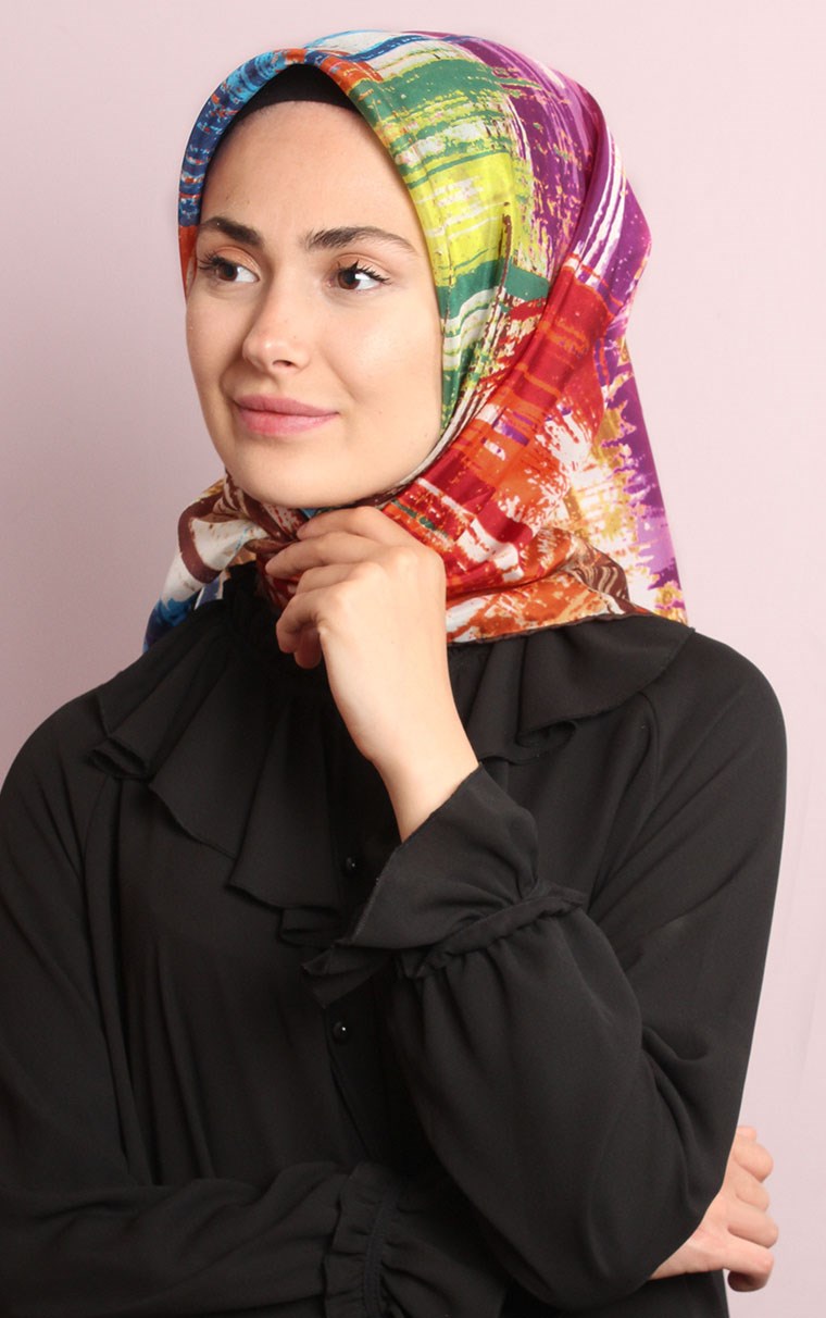 Ugoza Vual İpek Eşarp 5288-45
