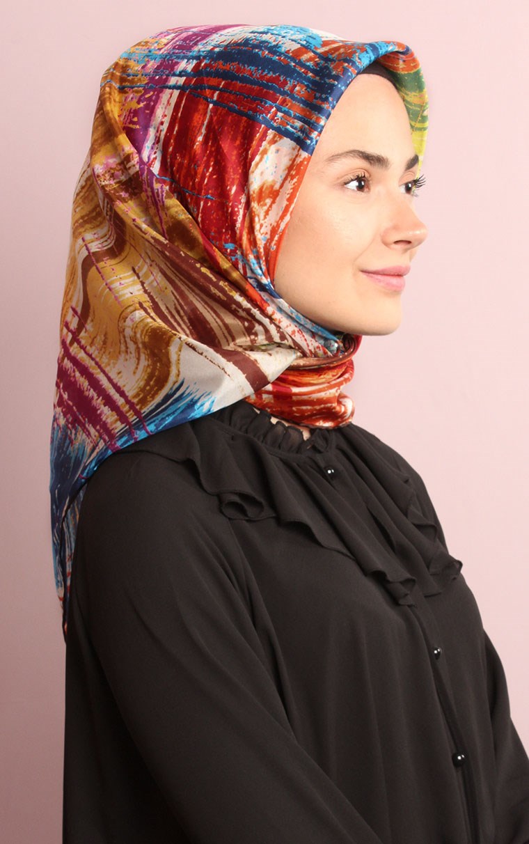 Ugoza Vual İpek Eşarp 5288-45