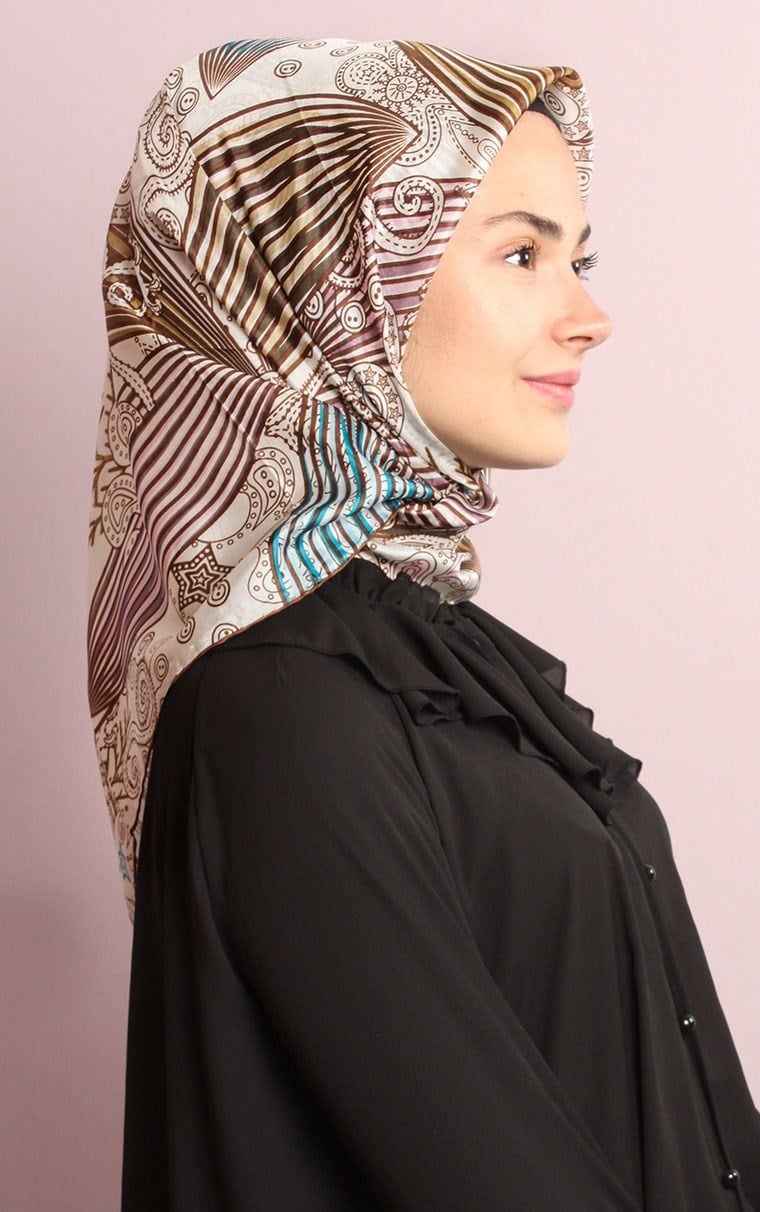 Ugoza Vual İpek Eşarp 5288-55