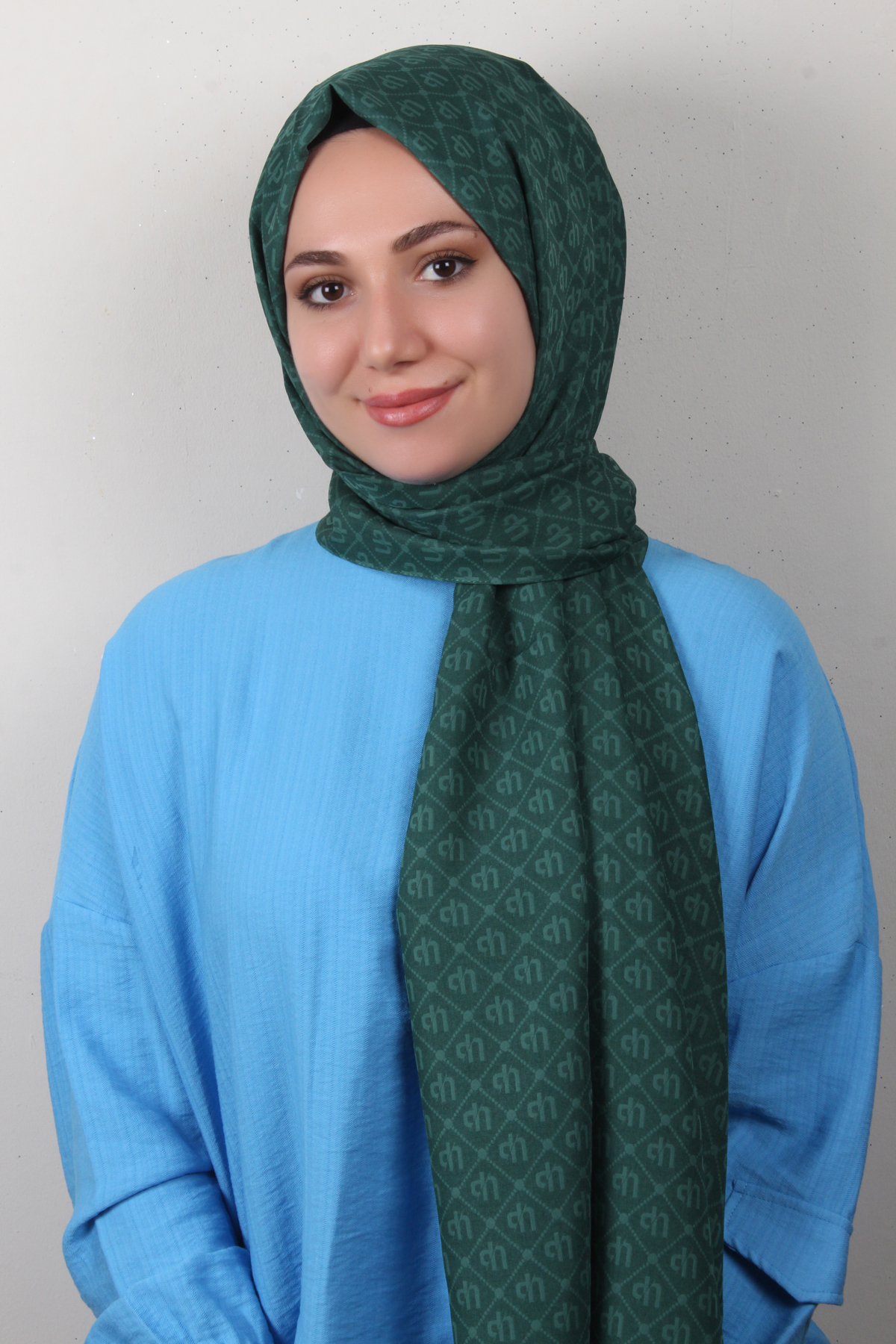 Ultralight Şal 2768-7 Zümrüt