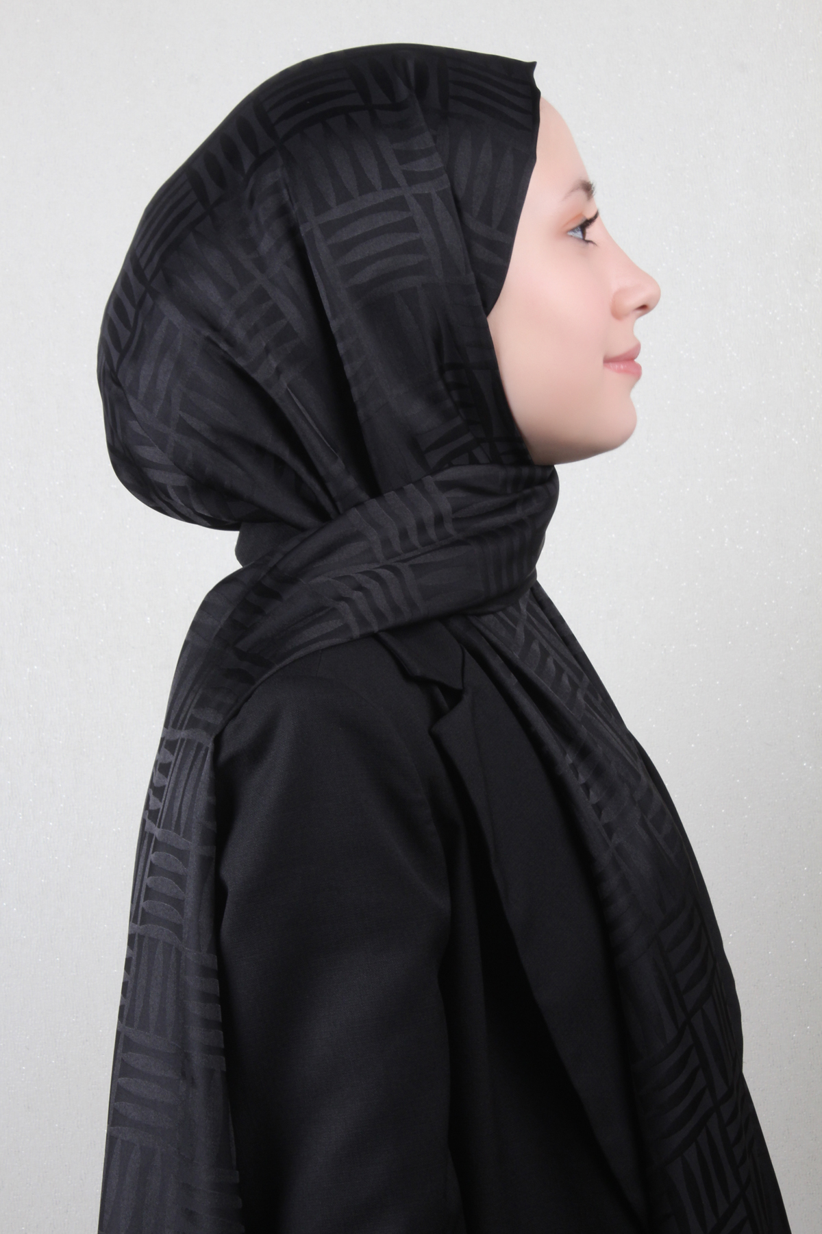 Ultralux Jakar Şal 4111-18 Siyah