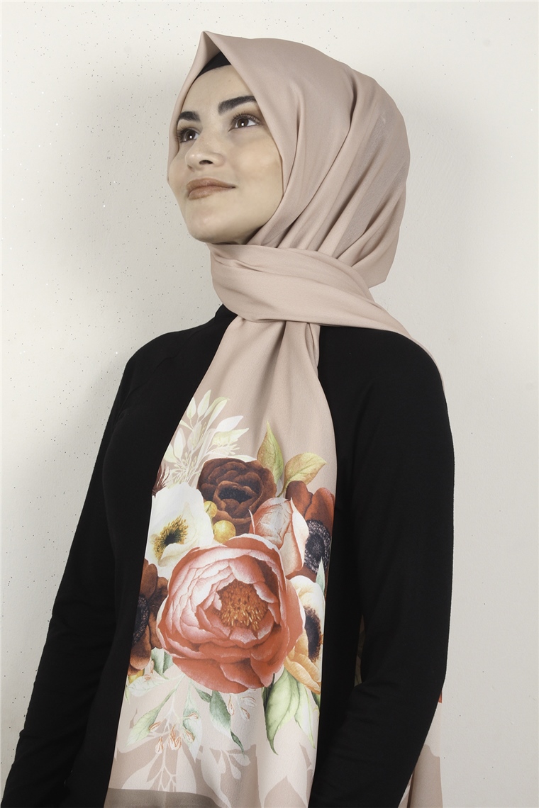 Violet Şal 2731-3 Pudra 