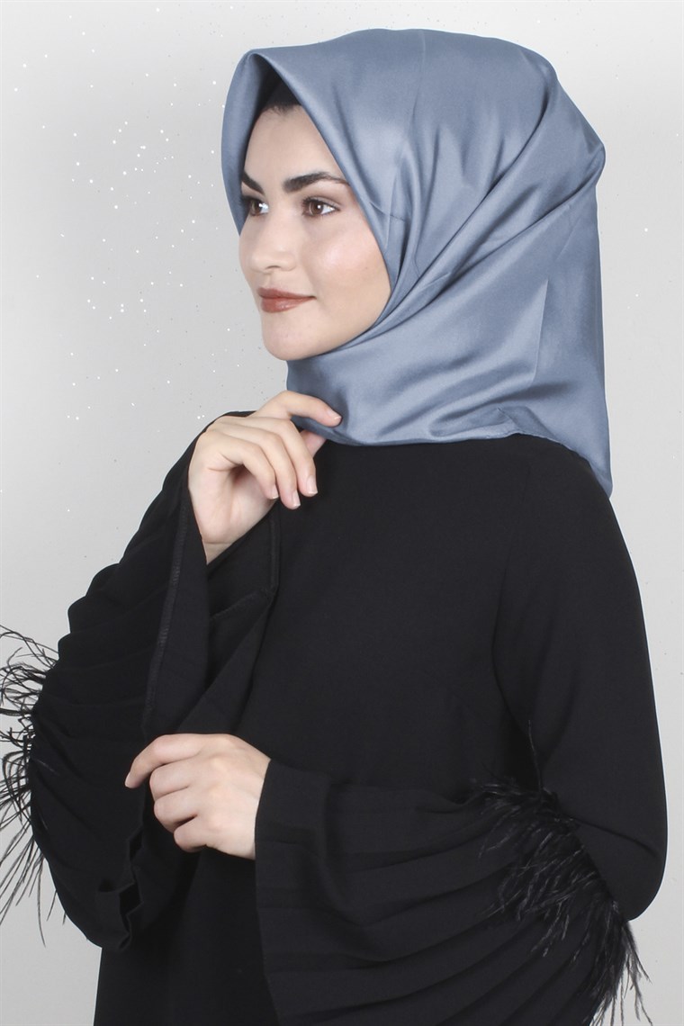 Vissona İpek Eşarp 2006-2 Gri