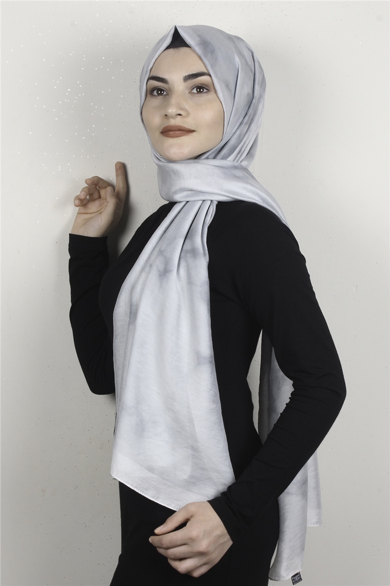 Vual Modal Şal 8685-16 Gümüş