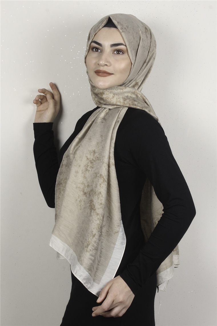 Vual Modal Şal 8686-1 Vizon