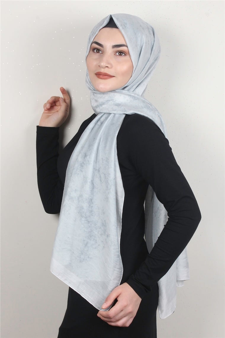 Vual Modal Şal 8686-10 Gümüş