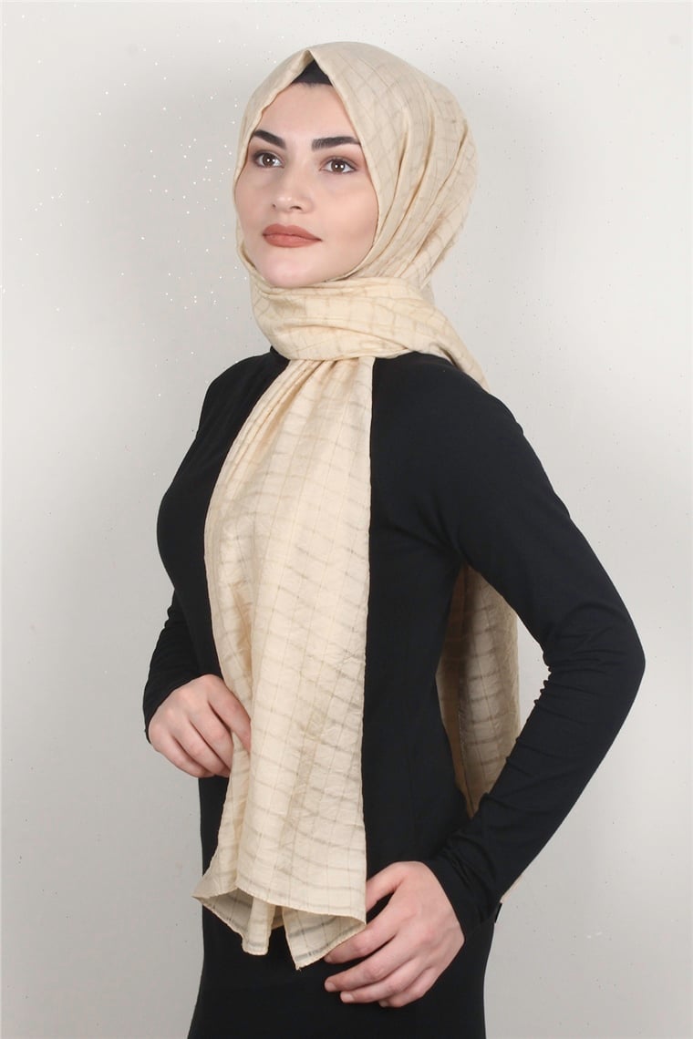 Yok Şal 2580-15 Krem
