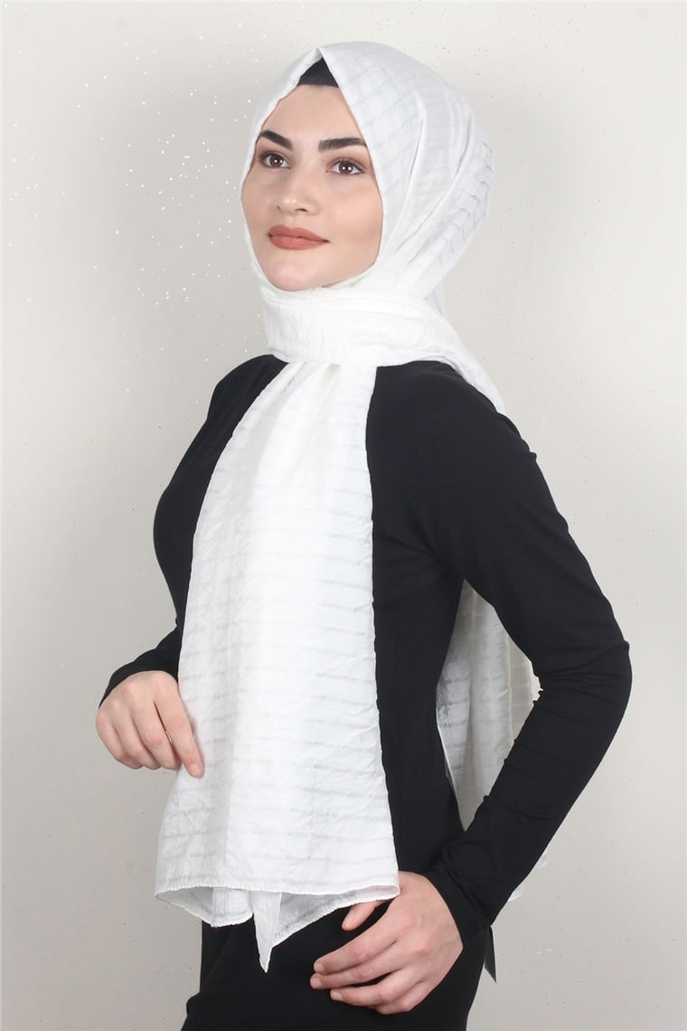 Yok Şal 2580-23 Beyaz