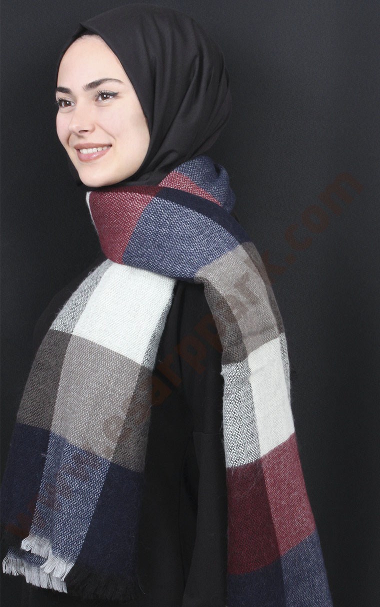 Yün Omuz Şalı 9001-48