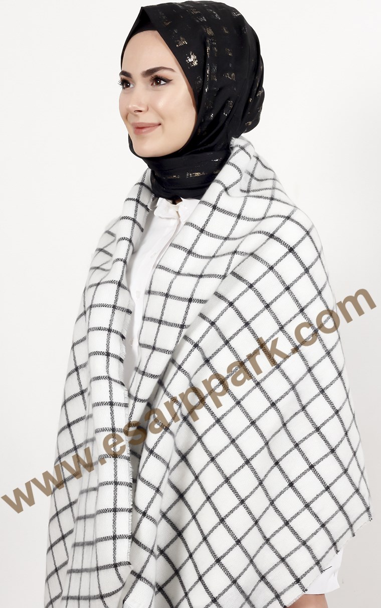 Yün Omuz Şalı 9010-10